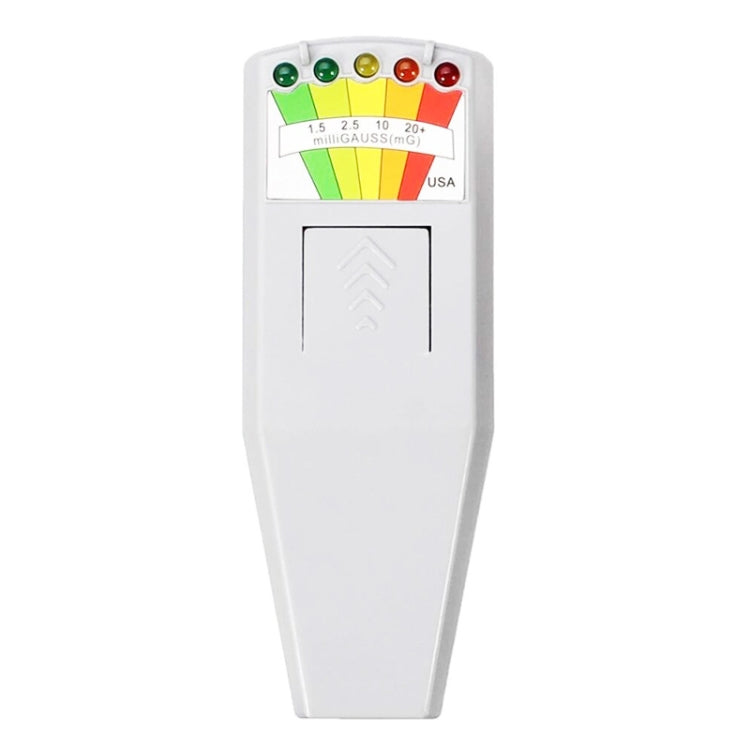 Tester per misuratori EMF con rilevatore di radiazioni elettromagnetiche a 5 LED, Style 2 White, Style 2 Black Tester per misuratori EMF con rilevatore di radiazioni elettromagnetiche a 5 LED, Style 2 White, Style 2 Black